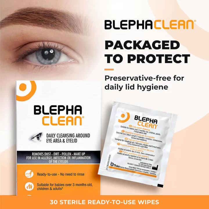 BLEPHACLEAN® : L'hygiène quotidienne des paupières, réinventée.