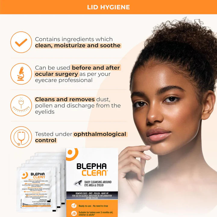 BLEPHACLEAN® : L'hygiène quotidienne des paupières, réinventée.