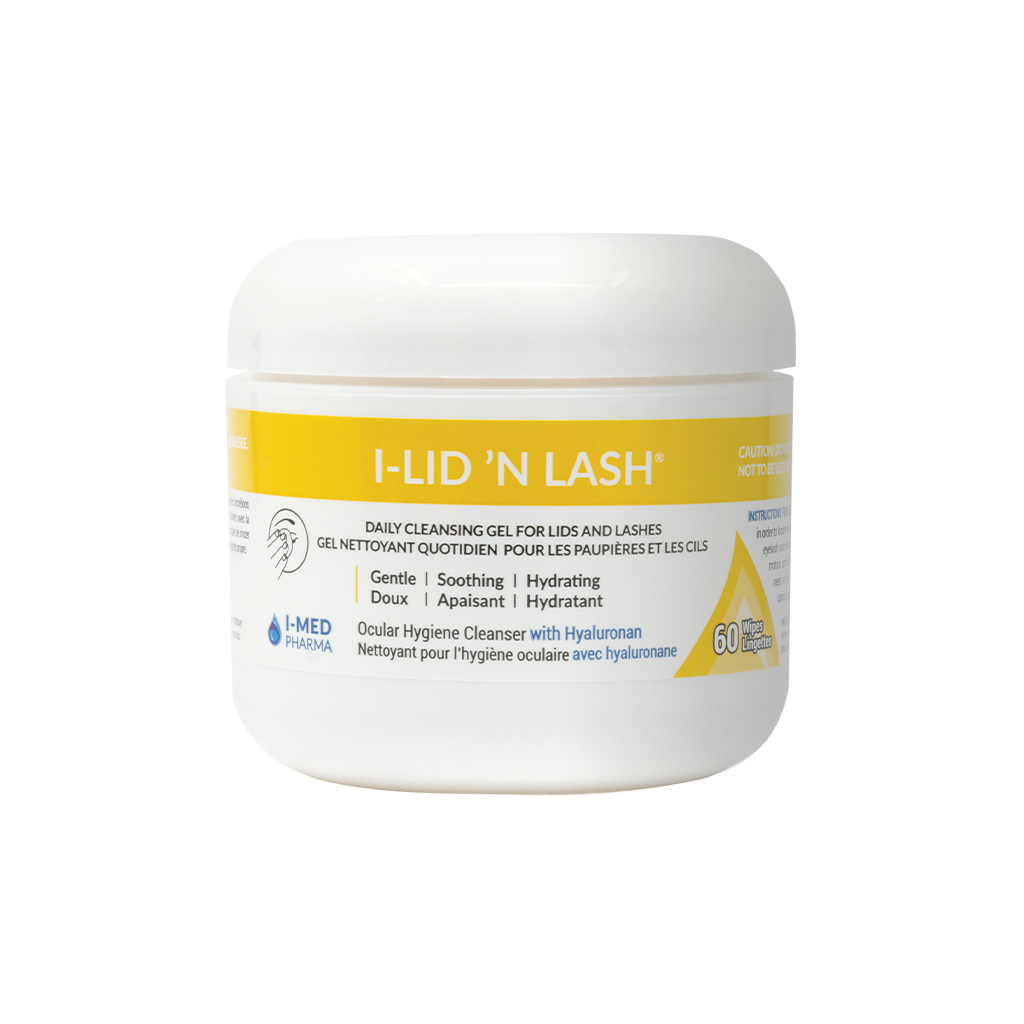 I-LID 'N LASH® – Lingettes Nettoyantes et Hydratantes pour Paupières et Cils
