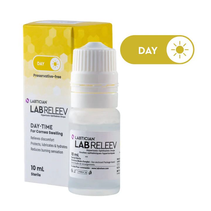 LABRELEEV® Jour : Gouttes ophtalmiques hydratantes et protectrices de jour