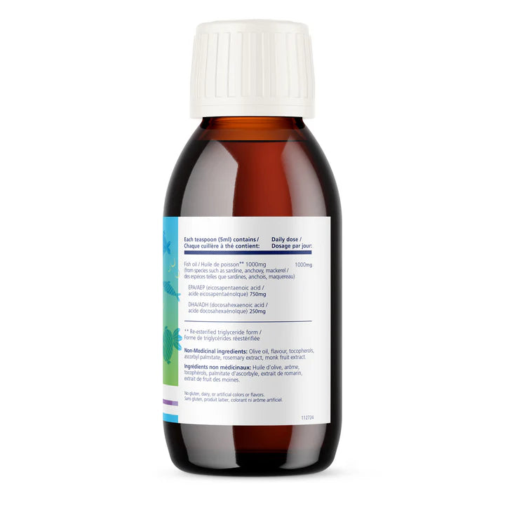 PRN Dry Eye Omega Benefits® pour enfants : Supplément liquide d'Oméga-3 de spécialité