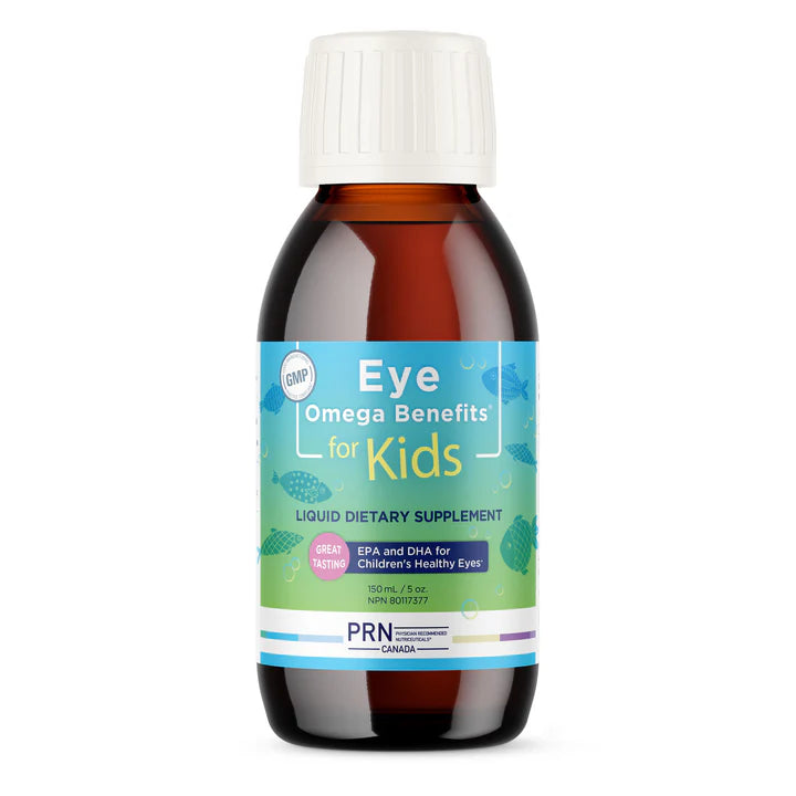 PRN Dry Eye Omega Benefits® pour enfants : Supplément liquide d'Oméga-3 de spécialité