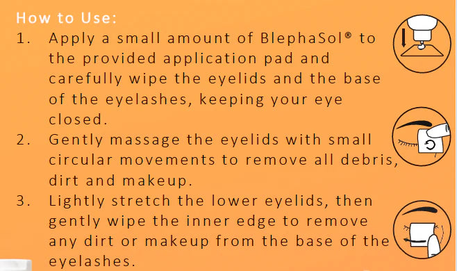BLEPHASOL® : Lotion micellaire stérile pour l'hygiène des paupières sensibles