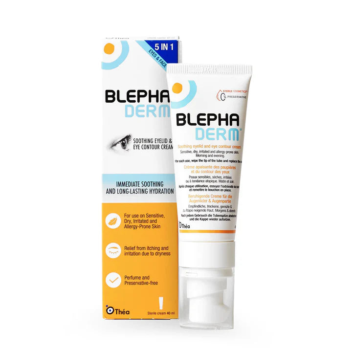 BLEPHADERM® : Crème apaisante pour paupières et contour des yeux