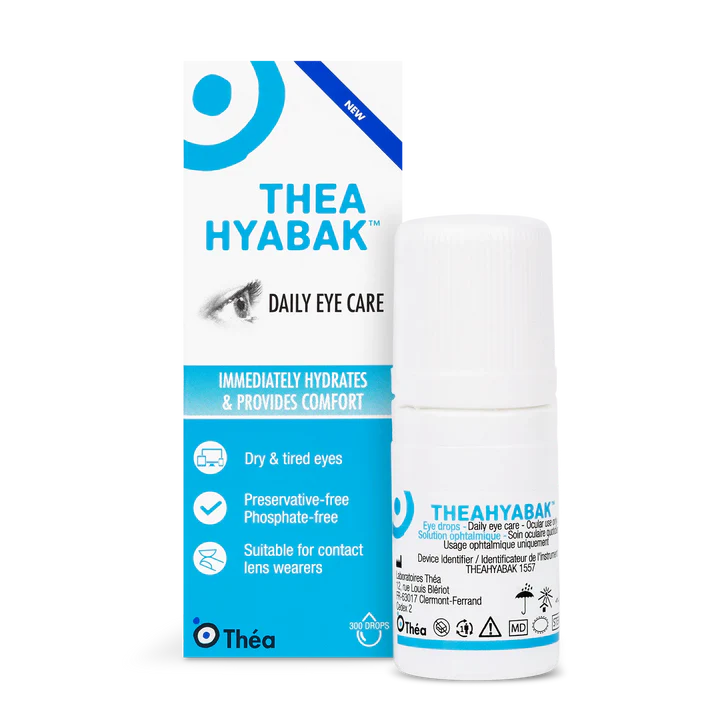 THEAHYABAK® : Gouttes ophtalmiques hydratantes et protectrices