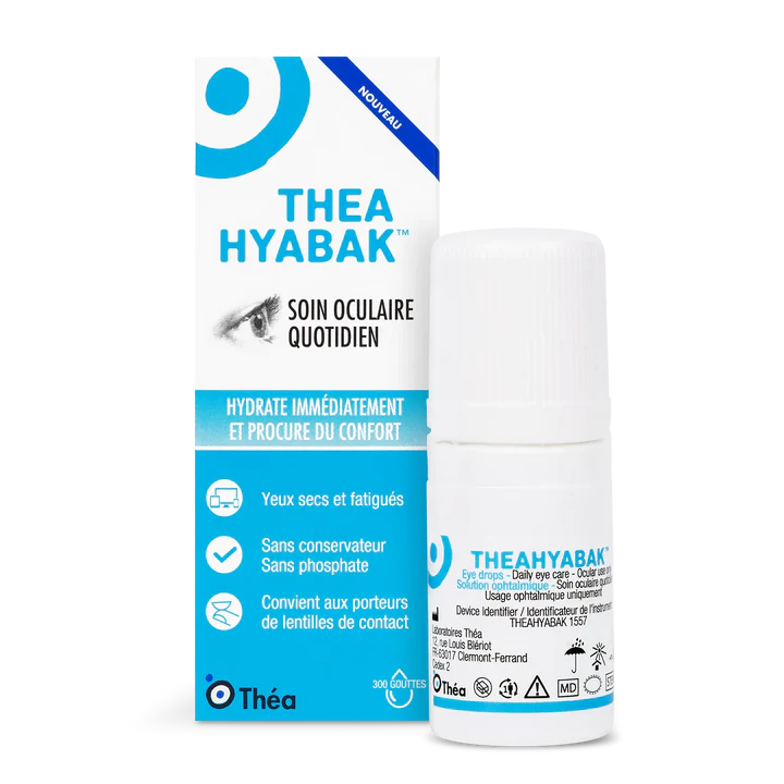 THEAHYABAK® : Gouttes ophtalmiques hydratantes et protectrices