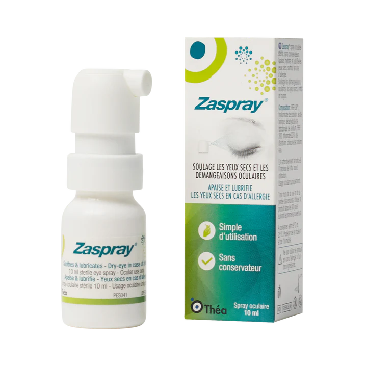 ZASPRAY® : Spray oculaire 3-en-1 pour les yeux secs et allergiques