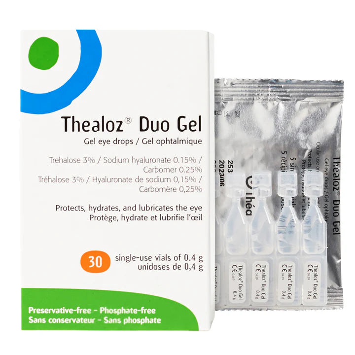 Thealoz® Duo Gel : Gel Ophtalmique Fluide pour Sécheresse Oculaire Sévère